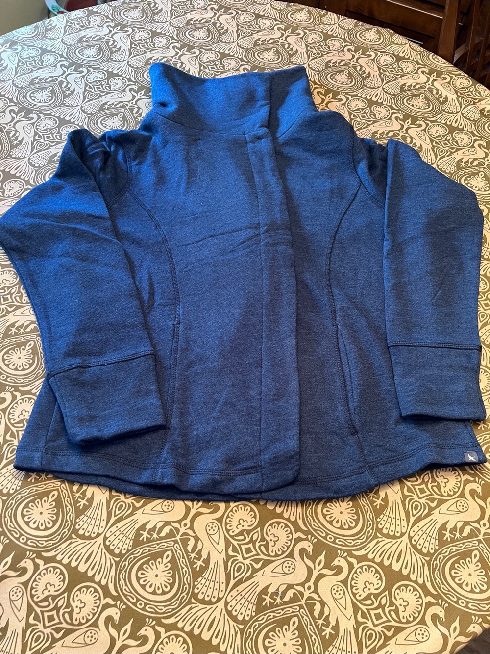 Eddie Bauer Deep Blue Funnel Neck Jacket